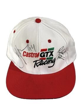 John Force NHRA Richard Petty NASCAR Signed Castrol GTX Racing Snapback Hat